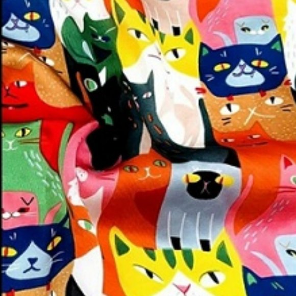 Faux Silk Scarf (Satin scarf w/floral print in bandana size 27 X 27 inches) - Picture 1 of 2